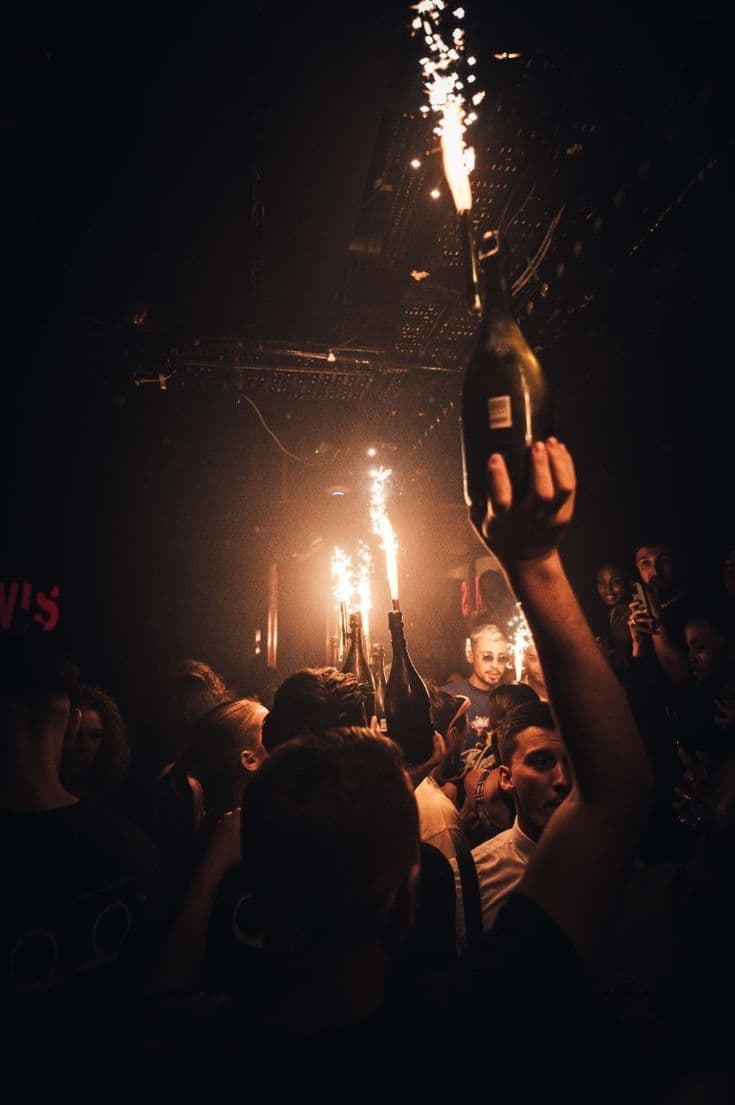 Sparkler-Service im Palais